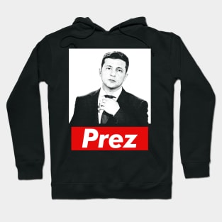 Zelensky Ukraine Prez  / Retro Fan Art Design Hoodie